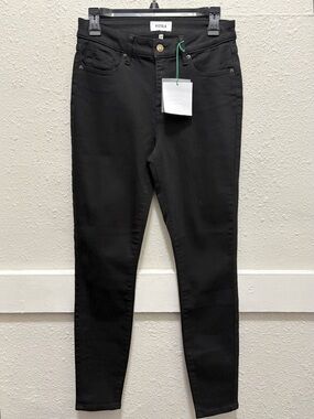 Pistola Jennifer Women's Silicone Black Color Skinny Jeans Size 28 NWT
